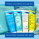 TRISWIM Body + Haircare Bundle | Chlorine Removal Shampoo, Conditioner, Body Wash + Lotion