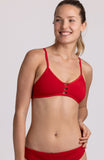 Laura Fixed-Back Top - Red