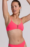 Laura Fixed-Back Top - Hot Pink