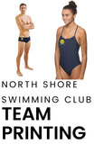 North Shore Swimming Club Printing