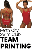 Perth City Swim Club Printing