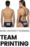 Bond University Swimming Printing