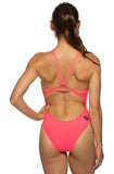 Perry Fixed-Back Onesie - Hot Pink