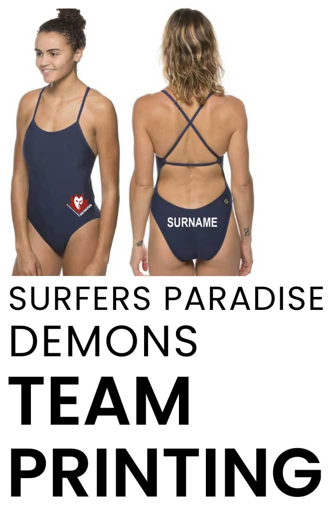 Surfers Paradise Demons Team Printing