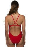 Perry Fixed-Back Onesie - Red