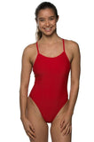 Perry Fixed-Back Onesie - Red