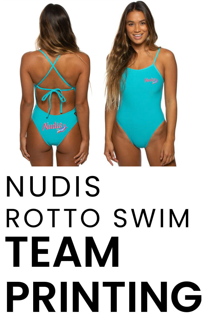 Nudis Rotto Swim Team Printing