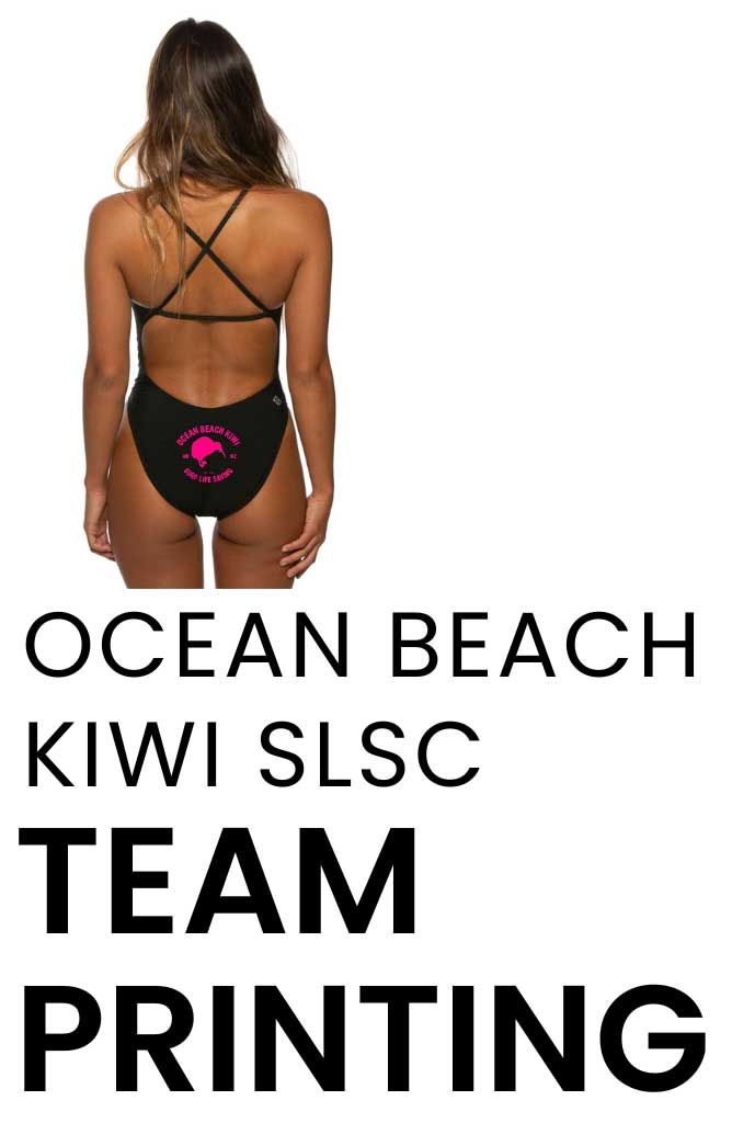 OCEAN BEACH KIWI SLSC Printing