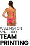 Wellington Synchro Swimming printing